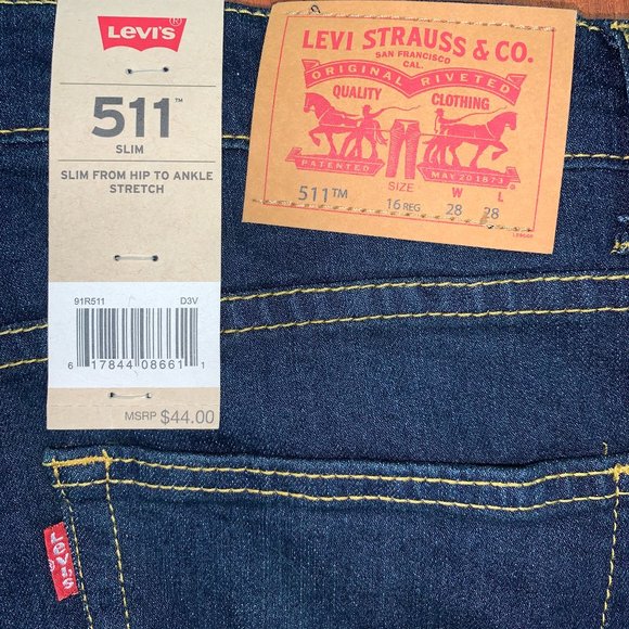 LEVI'S 511 JEANS - Picture 2 of 4